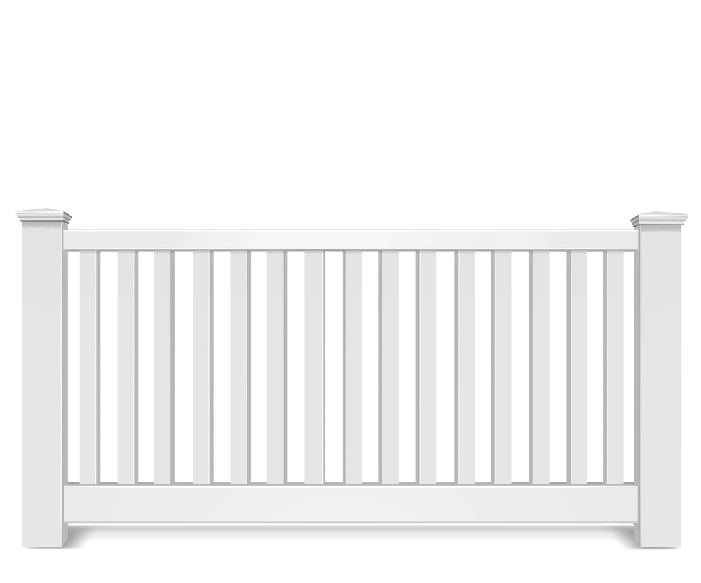 Vinyl picket fence contractor in Lincoln