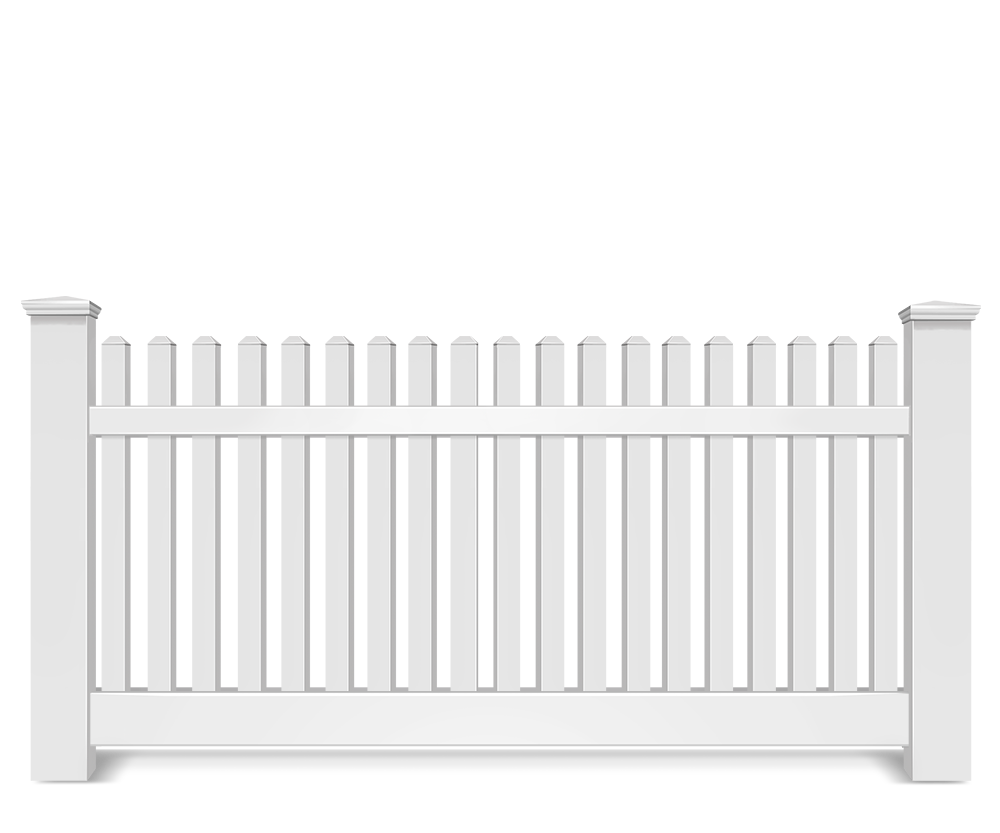 Vinyl picket fence contractor in Lincoln