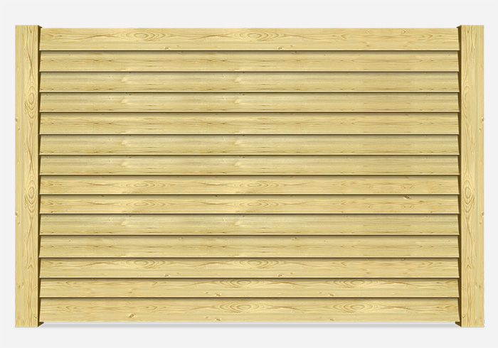 Horizontal Wood Fence Contractor in Lincoln