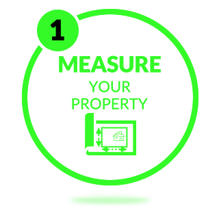 Buying a fence step 1: Measure the property