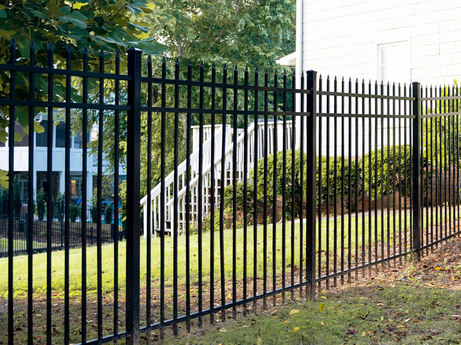 Ornamental steel fence contractor in Lincoln