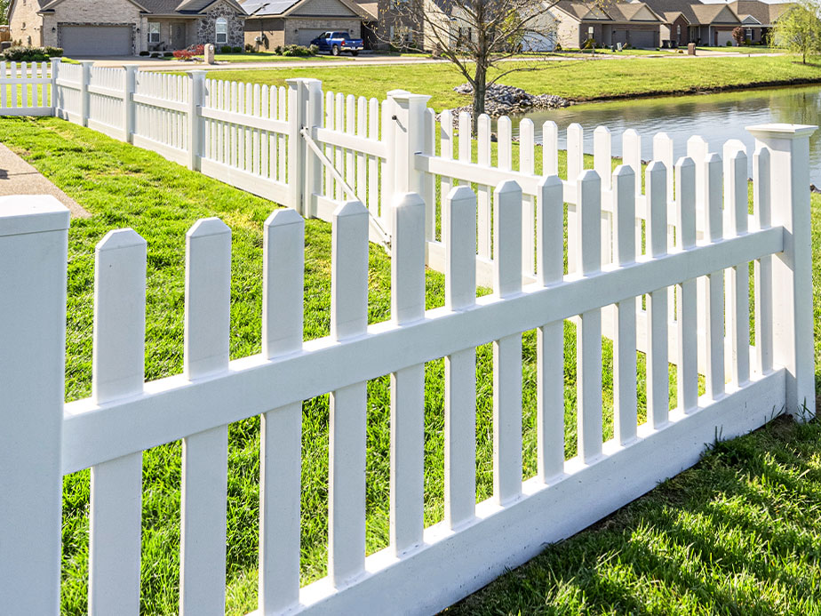 Decorative Fence Example in Bellevue Nebraska