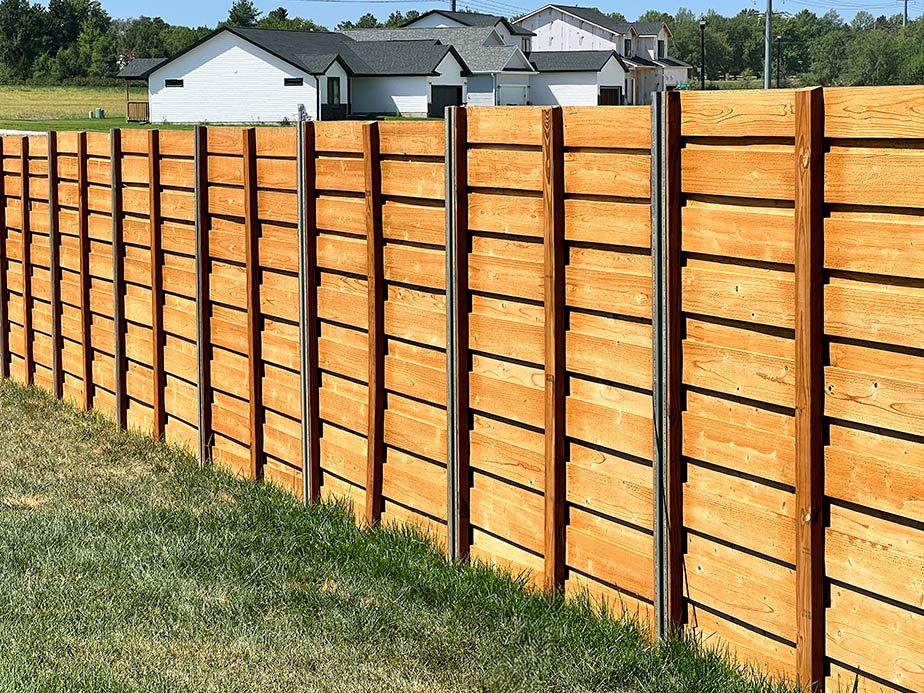 wood fence Bellevue Nebraska