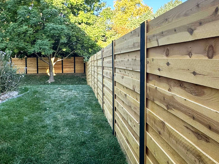 Privacy Fence Example in Syracuse Nebraska